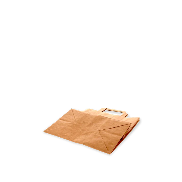 Papiertragetaschen 26x17x27cm braun (250 Stück) [TK-9987497]