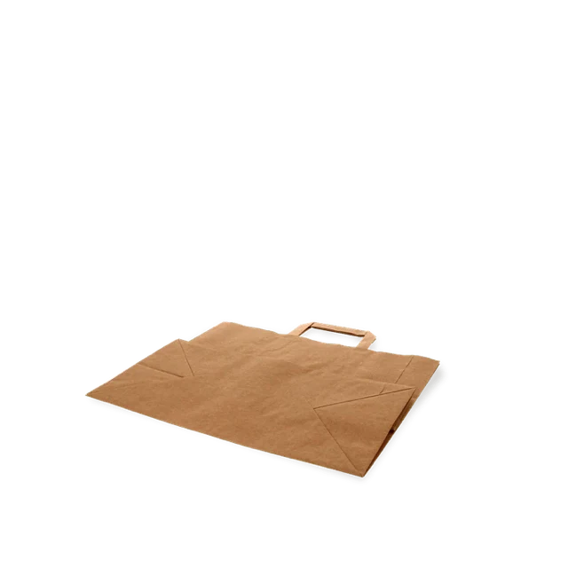 Papiertragetaschen 32x17x27cm braun (250 Stück) [TK-9987495]