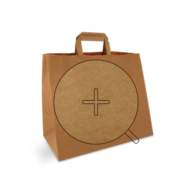 Papiertragetaschen 32x17x27cm braun (250 Stück) [TK-9987495]