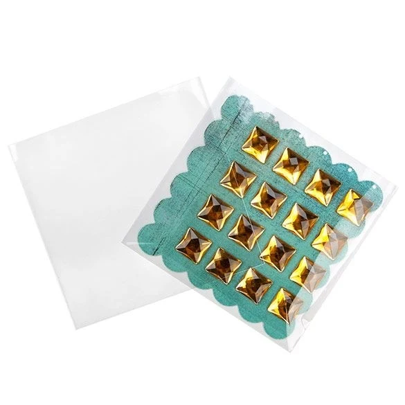 Umweltfreundliche Beutel Bioplastik 14.4x14.1cm Transparent (100 Stück) [GC5X5MNF]