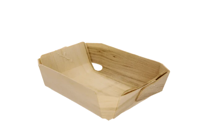 Geflochtene Holzbackform 9,3x3,3x20 cm 200ml FSC® (400 Stück) [TK-9987104]