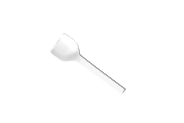 Wiederverwendbare weiße Eisportionierer CPLA 10 cm (2.000 Stück) [TK-9988198]