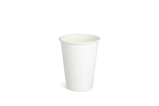 Wiederverwendbare Kaffeetasse 180cc 7.5oz Ø6,4cm weiß (400 Stück) [TK-9988342]