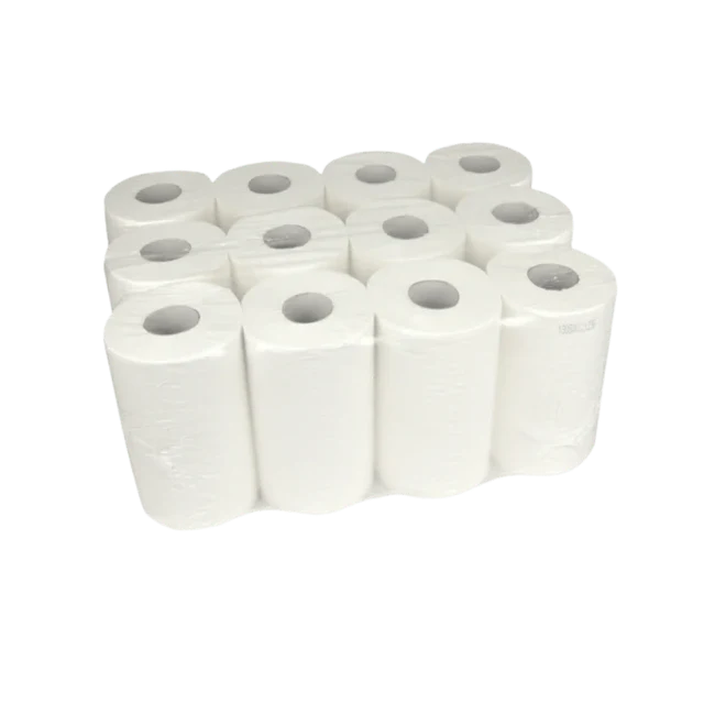 Handtuchrolle klein 1 lage 120 meter Ø19cm 100% Zellulose T8 (12 Stück) [TK-9988346]