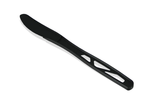 Wiederverwendbares Schwarz-Messer CPLA 18 cm (1.000 Stück) [TK-9988003]