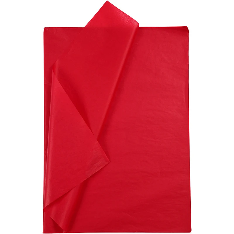 Seidenpapier Rot 50x70cm | 14g (25 Bl.) [HOB20863]