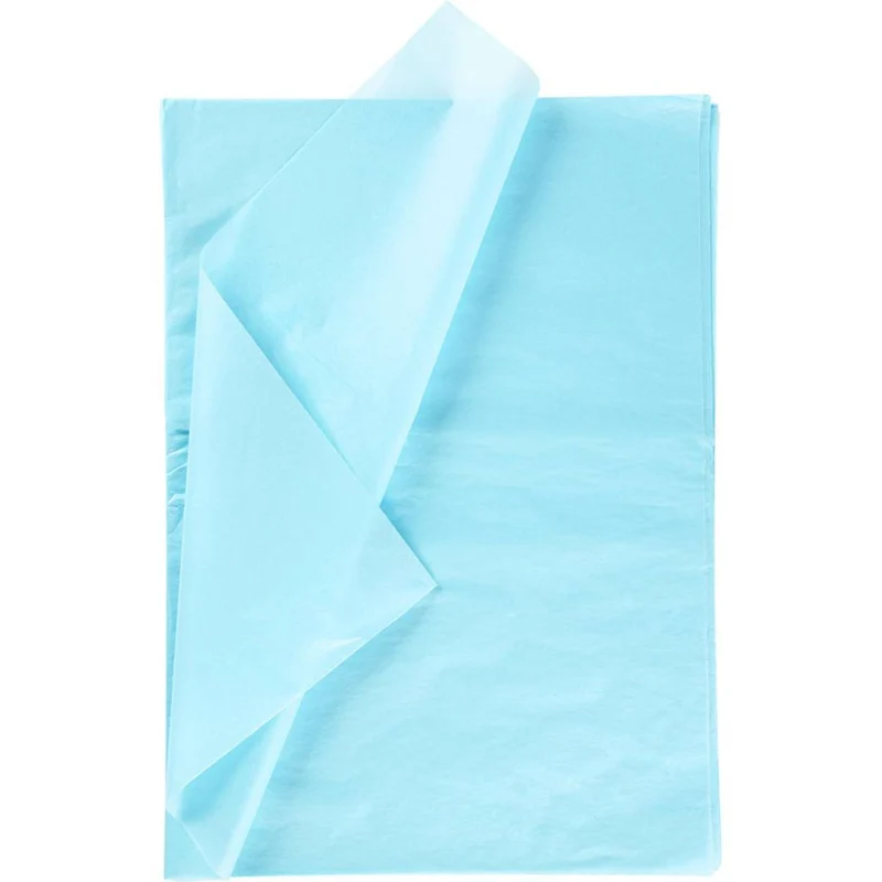 Seidenpapier Hellblau 50x70cm | 14g (25 Bl.) [HOB20814]