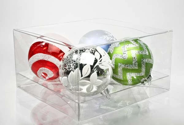 Cupcake-Boxen für 4 Cupcakes 19.1x17.8x10.2cm Transparent (100 Stück) [CBS177]