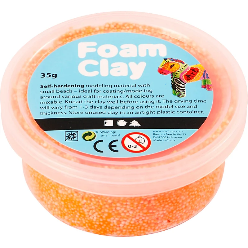 Foam Clay® , Neonorange, 35 g/ 1 Dose [HOB78928]