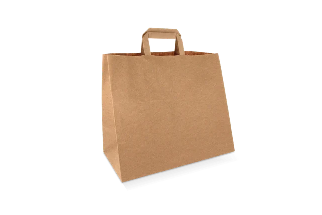 Papiertragetaschen 32x16x27cm braun (250 Stück) [TK-9988114]