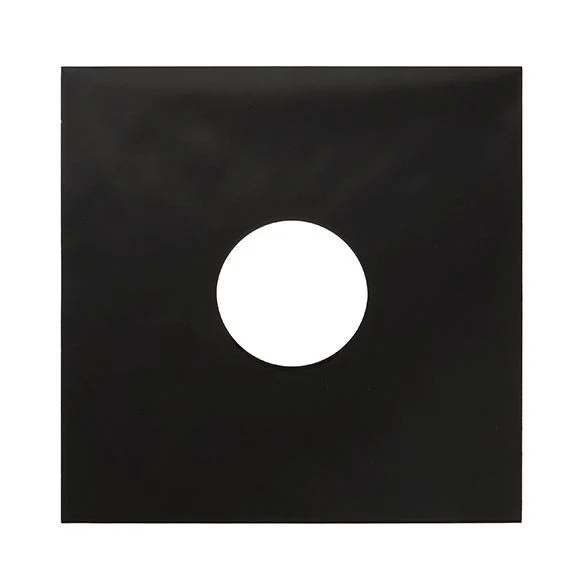 Innenhüllen für 12 inch Schallplatten Mattschwarz (100 Stück) [BLPBM]