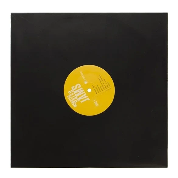 Innenhüllen für 12 inch Schallplatten Mattschwarz (100 Stück) [BLPBM]