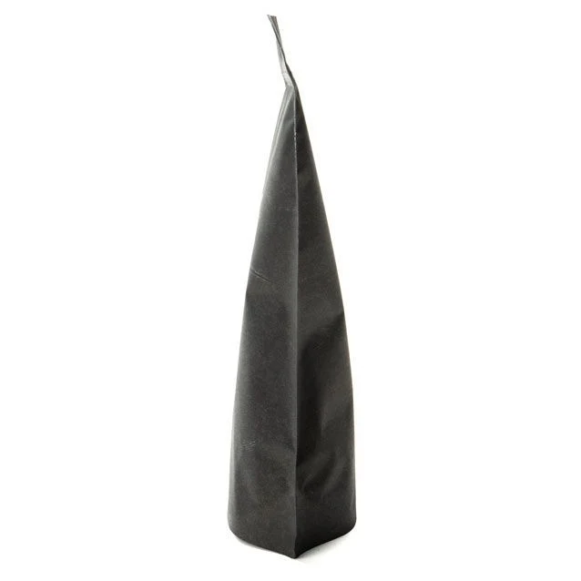 Standbodenbeutel Reispapier Schwarz 17.1x8.9x28.6cm | 340 Gramm (100 Stück) [ZBGR4SB]