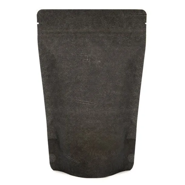 Standbodenbeutel Reispapier Schwarz 14.9x8.9x23.2cm | 310 Gramm (100 Stück) [ZBGR7SB]