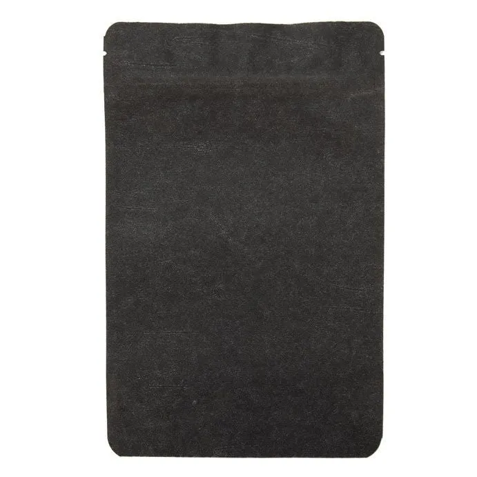 Standbodenbeutel Reispapier Schwarz 13x8x20.5cm | 110 Gramm (100 Stück) [ZBGR3SB]