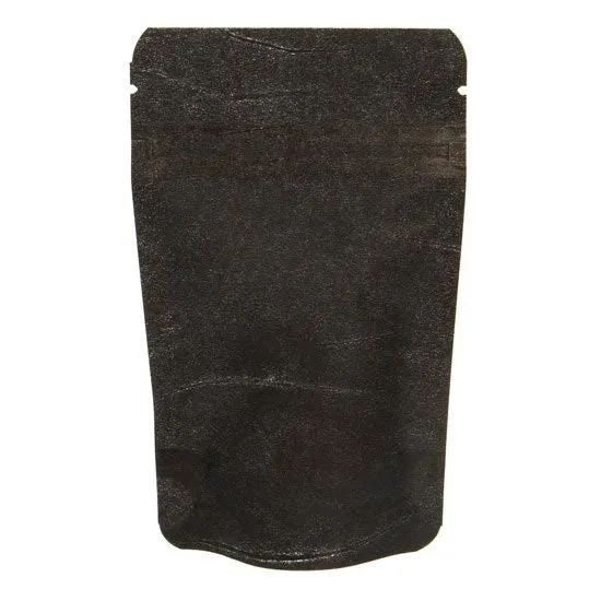 Standbodenbeutel Reispapier Schwarz 8x5x13cm | 28 Gramm (100 Stück) [ZBGR1SB]