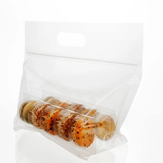 Carrier Bags for 10 Macarons incl. Insert (100 pieces) [MBG5]
