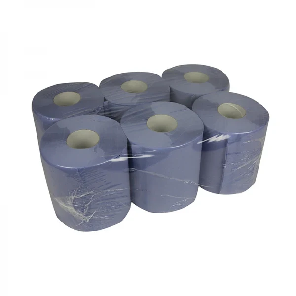 Handtuchrolle Midi blau 1 lage 1,3kg/rol BUDGET Recycelt T9 (6 Stück) [TK-9988361]