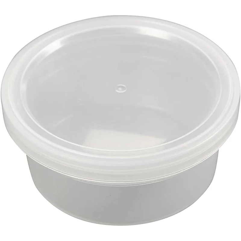 Plastikschachteln mit Deckel 3.8x8.4cm (20 Stück / 125 ml) [HOB13173]