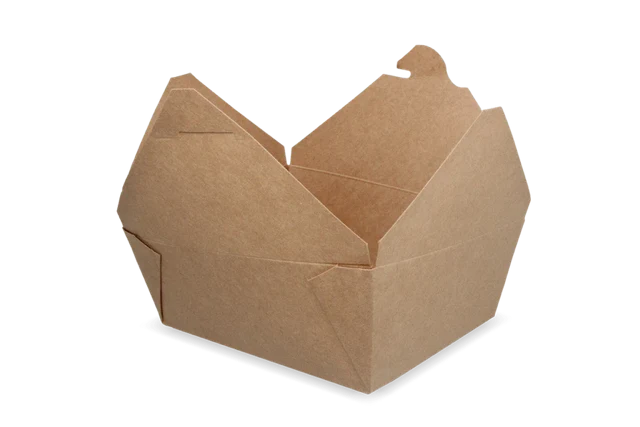 Orientalische Mahlzeitendose 12x6,5x15,2 cm 1300ml kraft (300 Stück) [TK-9987067]