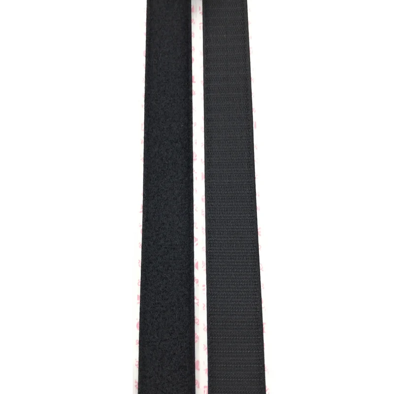 Klettband 30 mm schwarz selbstklebend