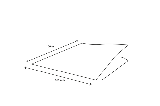 Hamburger Tüte 16x16cm kraft fettbeständiges Papier (2.000 Stück) [TK-9988044]