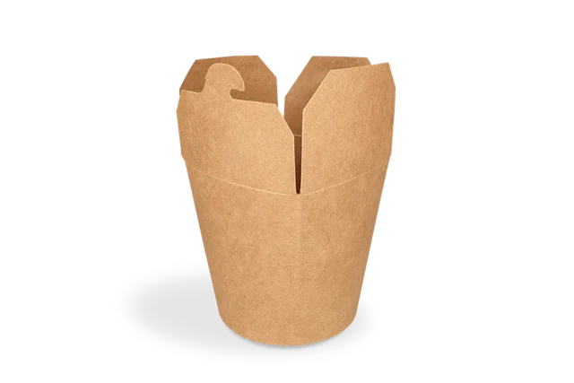 Wok to Go Becher 8x8,6 cm 16oz 400ml kraft (500 Stück) [TK-9987004]