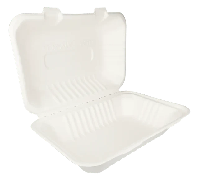 Menübox 1-Fächer Zuckerrohr 15,5x8,3x23 cm IP10 (500 Stück) [TK-9988190]