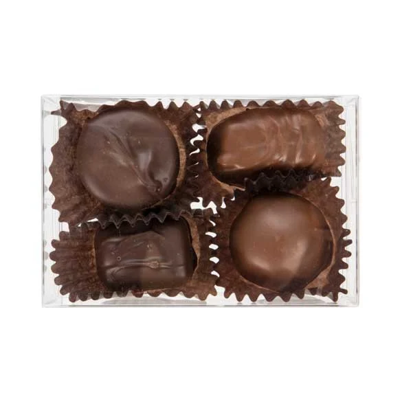 Plastic Gift Boxes for Chocolates 7x3.7x10.5cm with Insert (100 pieces) [CNDY229]