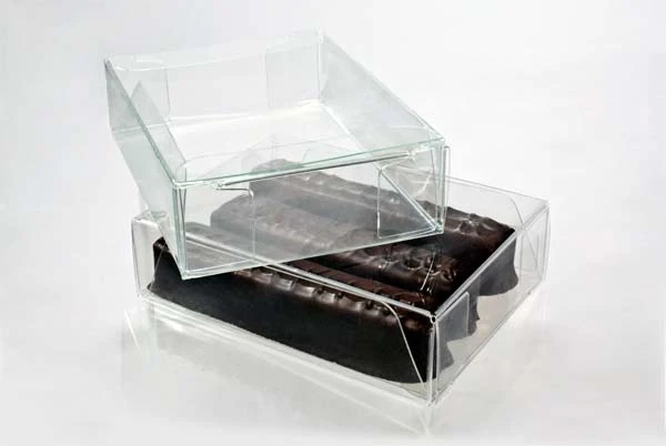 Plastic Gift Boxes for Chocolates 7x3.7x10.5cm with Insert (100 pieces) [CNDY229]