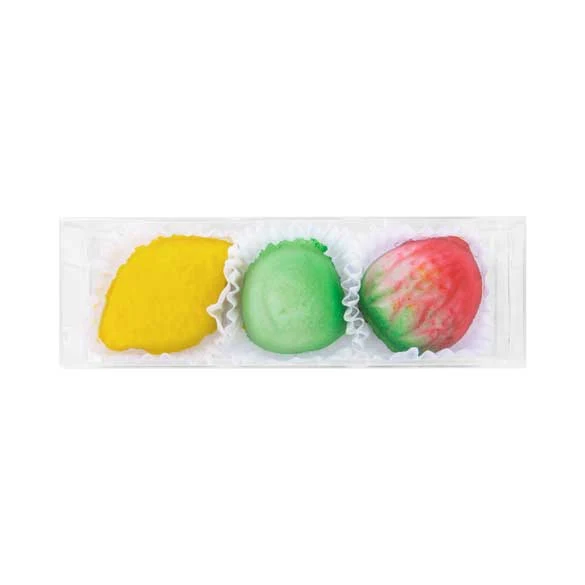 Schokoladenschachteln mit Einsatz 3.5x3.5x10.8cm Transparent (100 Stück) [CNDY196]