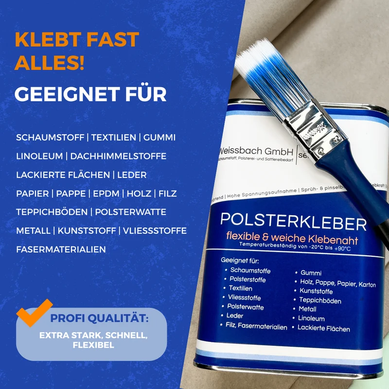 Polsterkleber sprüh- & pinselbar 1000 ml