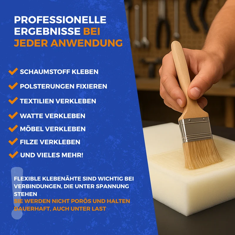 Polsterkleber sprüh- & pinselbar 1000 ml