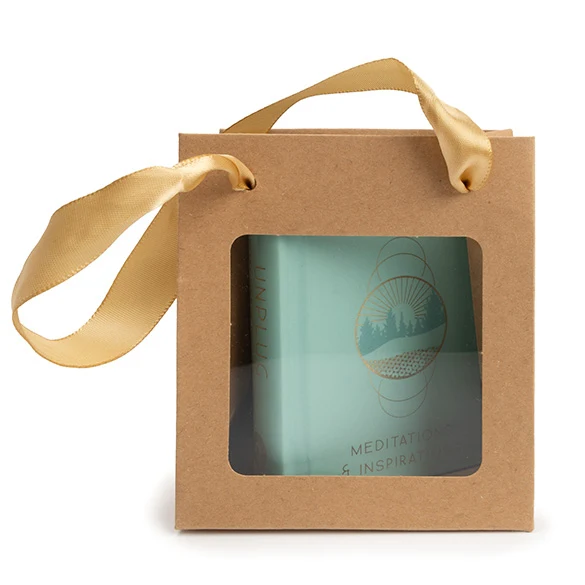 Geschenkbeutel Kraft mit Sichtfenster 10,2x7x11,4 cm (10 Stück) [GMBW1K]