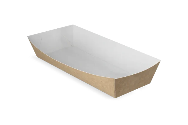 Würstchenschalen A18 kraft/weiß (400 Stück) [TK-9987960]
