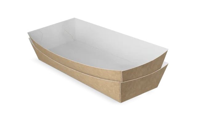 Würstchenschalen A18 kraft/weiß (400 Stück) [TK-9987960]