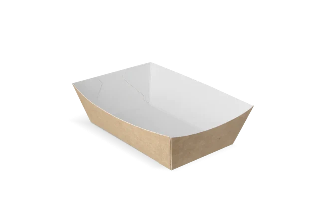 Pommesschalen A9 kraft/weiß (400 Stück) [TK-9987892]