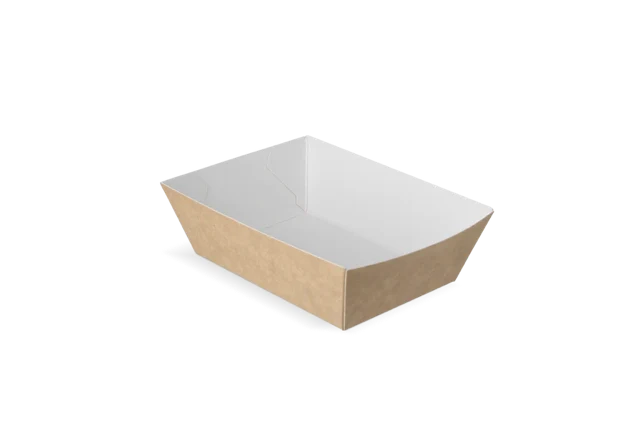 Pommesschalen A7 kraft/weiß (400 Stück) [TK-9987891]