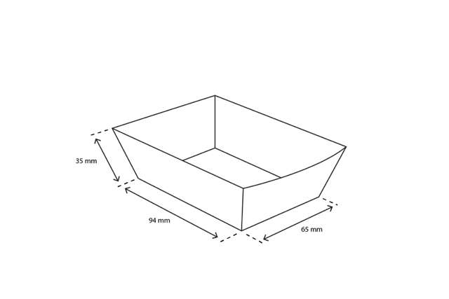 Pommesschalen A7 kraft/weiß (400 Stück) [TK-9987891]