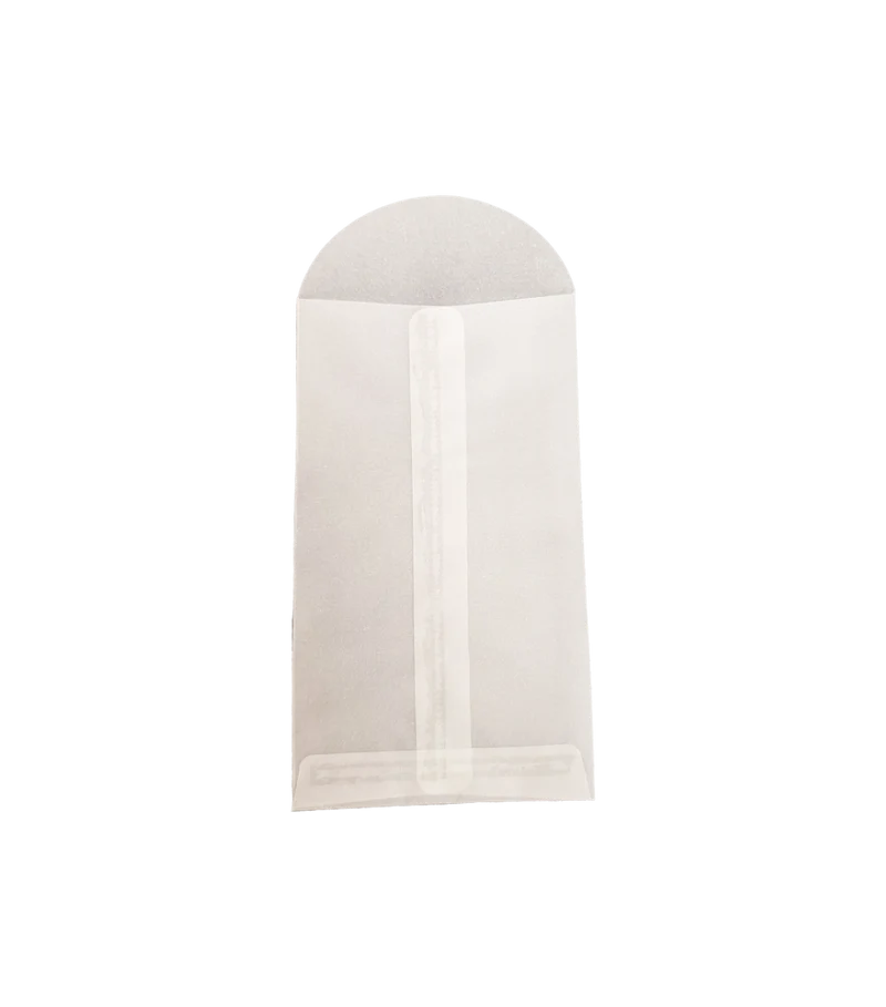 Halbtransparente Umschläge 8x14cm (100 stück) [G6N]
