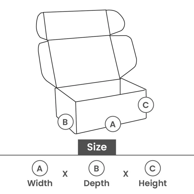 Versandkartons Graskarton 33x25x8cm (50 Stück) [FP-VPD256]