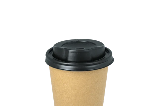 Kaffeetasse Deckel Schwarz Ø8 cm (1.000 Stück) [TK-9987940]