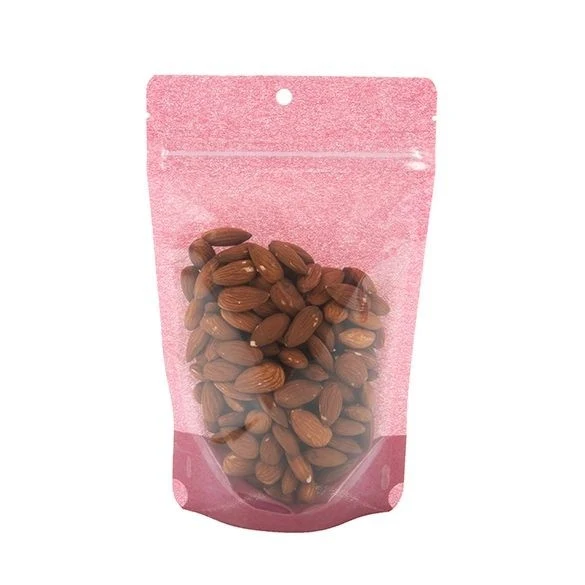 Standbodenbeutel Reispapier Rosa 13x7.9x20.6cm | 110 Gramm (100 Stück) [ZBGR3HR]