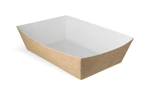 Pommesschalen A50 kraft/weiß (400 Stück) [TK-9987899]