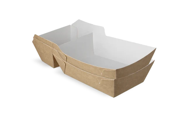 Pommesschalen A22 (A9+1) kraft/weiß (400 Stück) [TK-9987897]