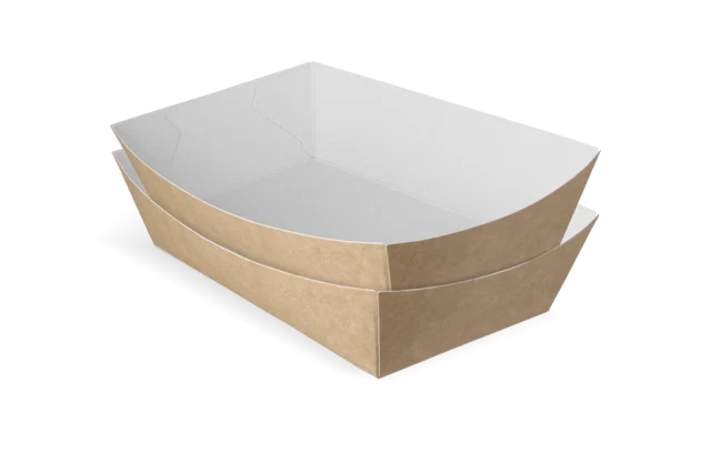 Pommesschalen A14 kraft/weiß (400 Stück) [TK-9987894]