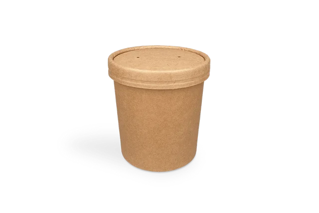 Suppentasse Karton 450ml Ø9,8 cm 16oz kraft (500 Stück) [TK-9988174]