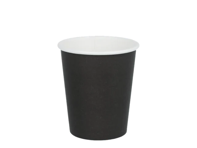 Kaffeetasse 230cc 8oz Ø8 cm Karton Schwarz FSC®Mix (1.000 Stück) [TK-9987087]
