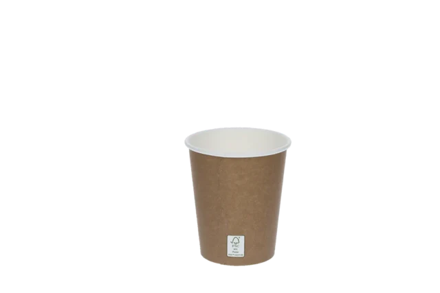 Kaffeetasse 230cc 8oz Ø8 cm FSC®Mix Kraftbraun (1.000 Stück) [TK-9987433]
