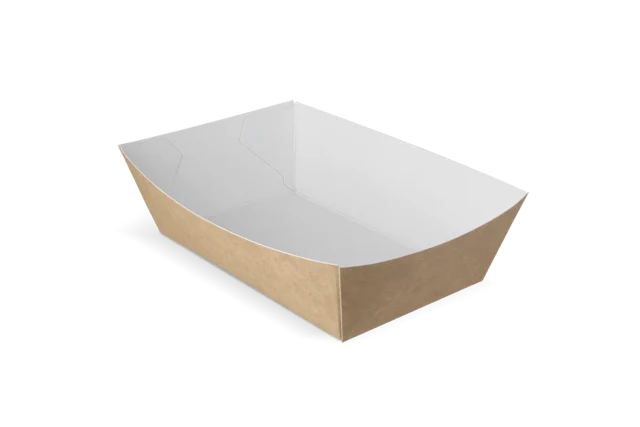 Pommesschalen A13 kraft/weiß (400 Stück) [TK-9987893]